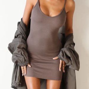 Joah Brown slip dress brown